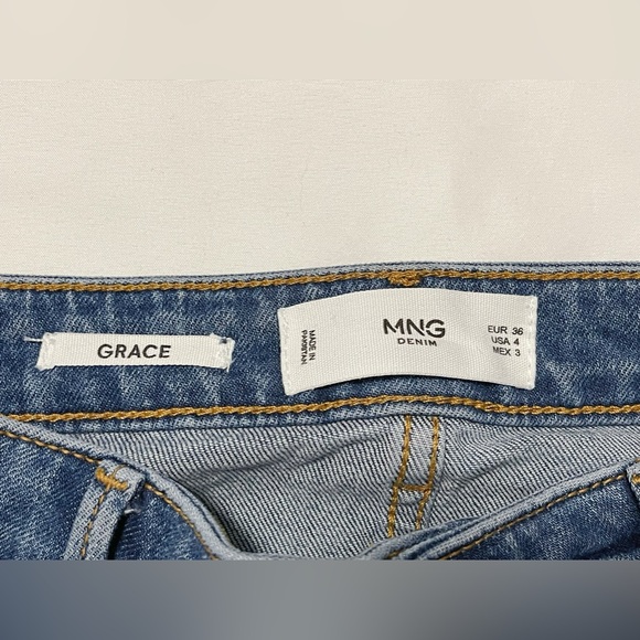Mango Grace Crop Slim Fit Jeans - Picture 6 of 14